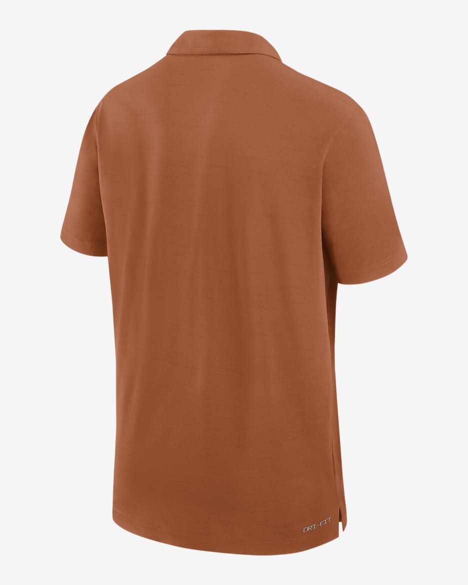 Texas Longhorns Sideline Men s Nike Dri FIT College Polo. Nike